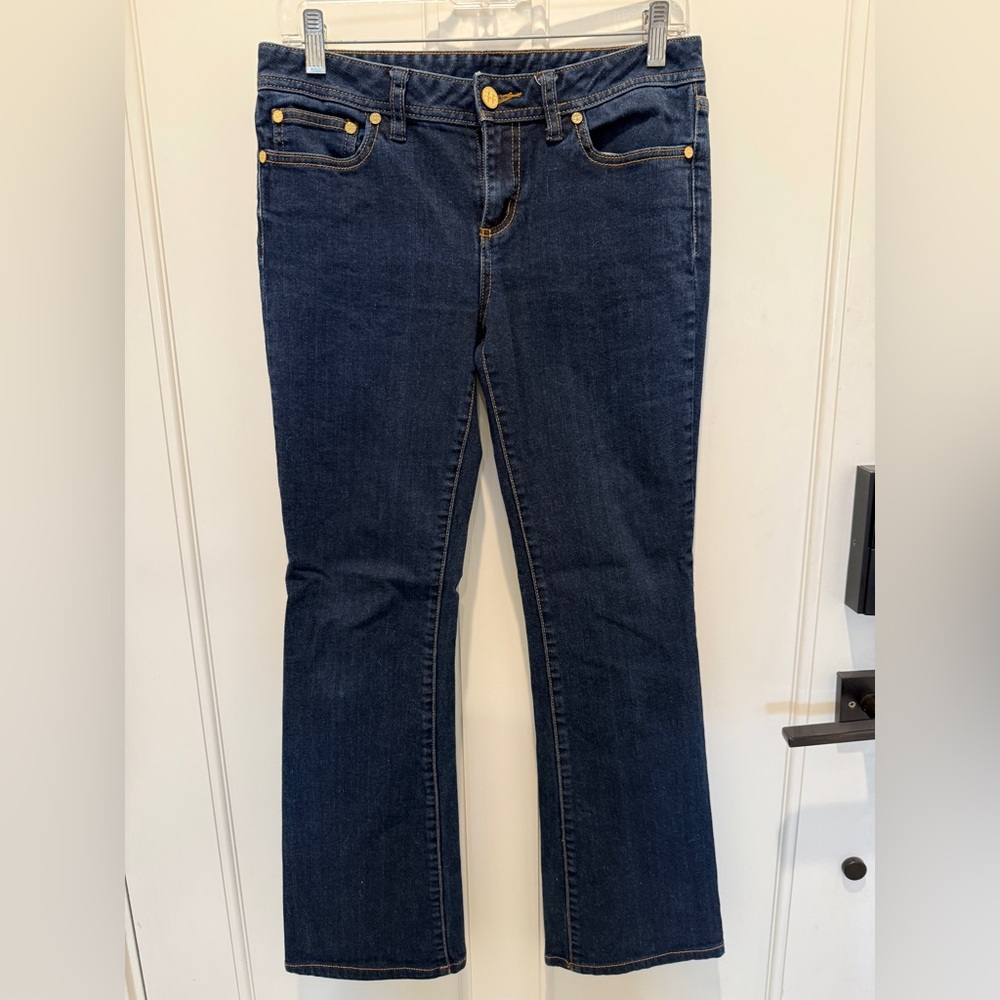Tory Burch Blue Classic Tory Boot Jeans